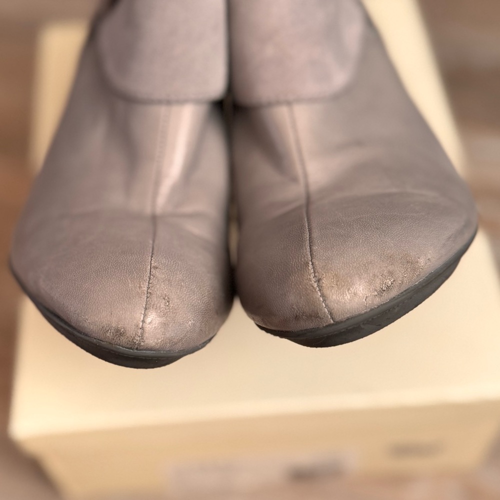 COACH Annika Soft Leather Bootie Heels - Picture 10 of 14